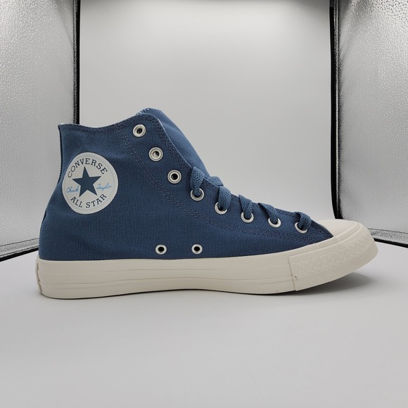 Converse Chuck Taylor All Star High Shoes Mens 12 Lakeside Blue Sneaker NEW - Picture 3 of 13